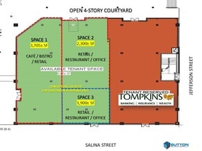 400 S Salina St, Syracuse, NY à louer Plan d’étage– Image 2 sur 6