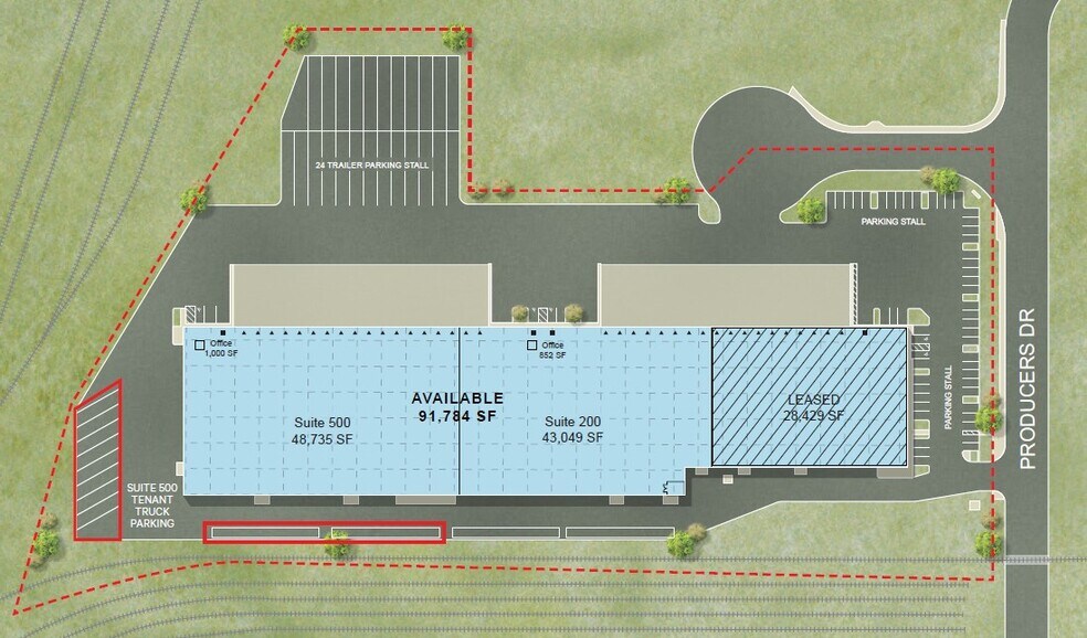 3837 Producers Dr, Stockton, CA à louer - Plan de site – Image 3 sur 15