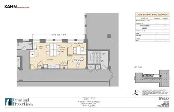 19 W 44th St, New York, NY à louer Plan d’étage– Image 2 sur 2