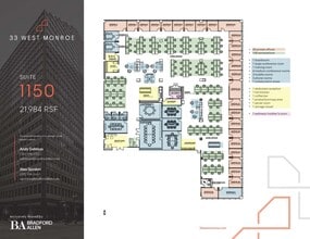 33 W Monroe St, Chicago, IL à louer Plan d’étage– Image 1 sur 7