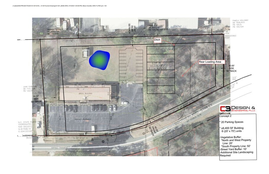 315 Southerland St, Durham, NC à vendre - Plan de site – Image 3 sur 5