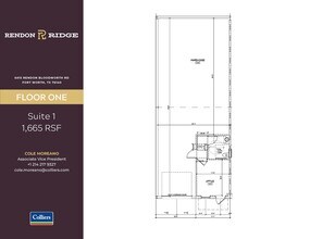 6815 Rendon Bloodworth Rd, Fort Worth, TX à louer Plan d’étage– Image 1 sur 8