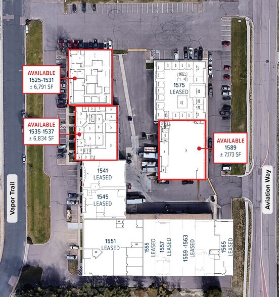 1525-1565 Vapor Trl, Colorado Springs, CO à louer - Photo de l’immeuble – Image 1 sur 4