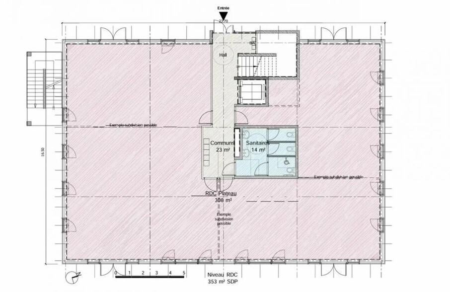 Bureau dans Ifs à vendre - Plan d’étage – Image 2 sur 4