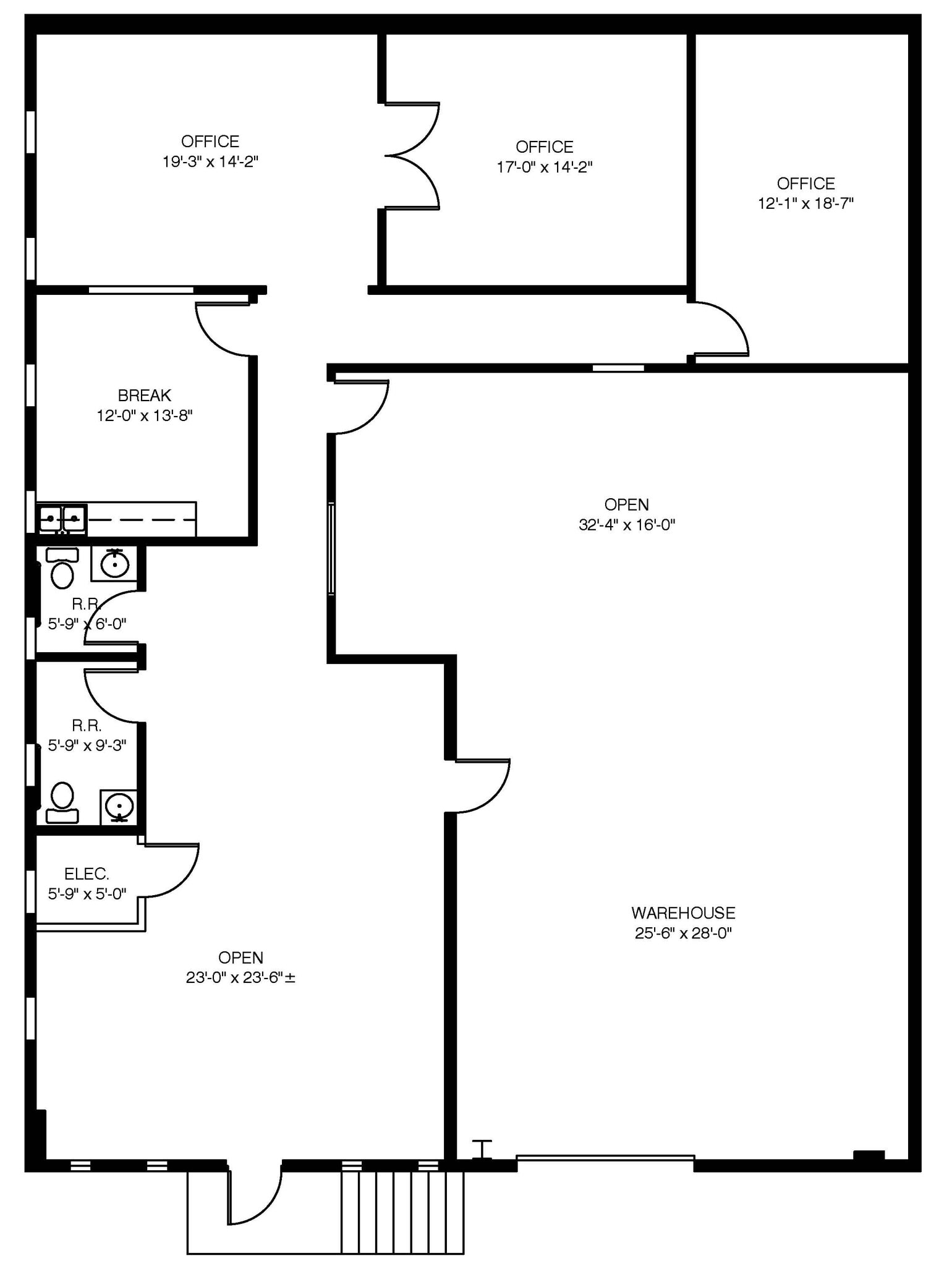 4741-4743 Iberia Ave, Dallas, TX à louer Plan d’étage– Image 1 sur 1