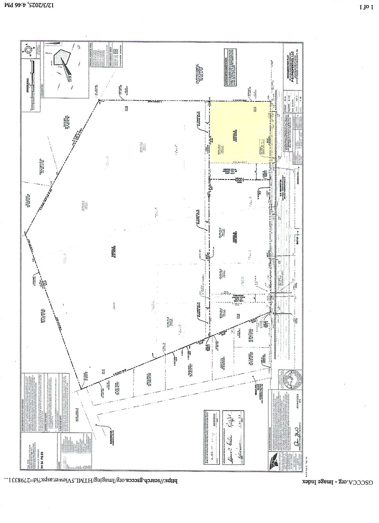 1256 US Highway 80 E, Pooler, GA à vendre Plan cadastral– Image 1 sur 2