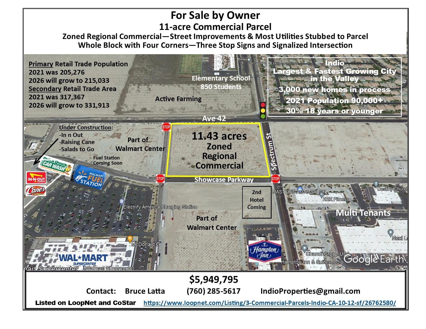 Prime Commercial Parcel portefeuille de 2 biens à vendre sur LoopNet.fr Aérien– Image 1 sur 13
