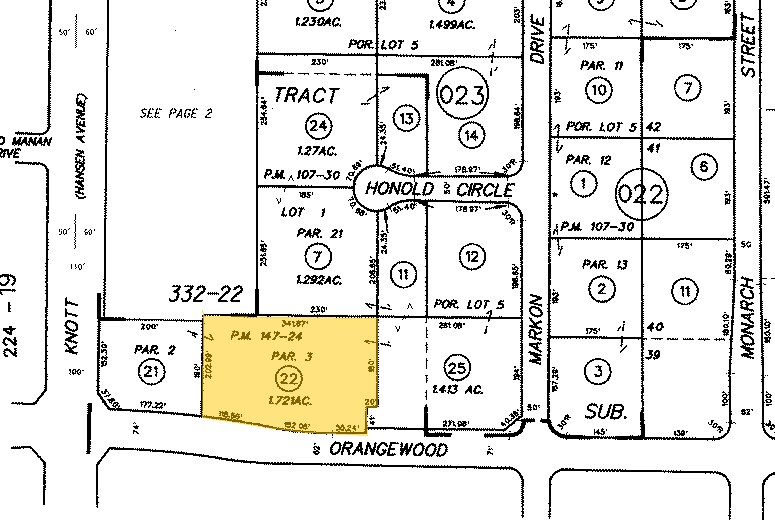 7077 Orangewood Ave, Garden Grove, CA à vendre - Plan cadastral – Image 2 sur 5