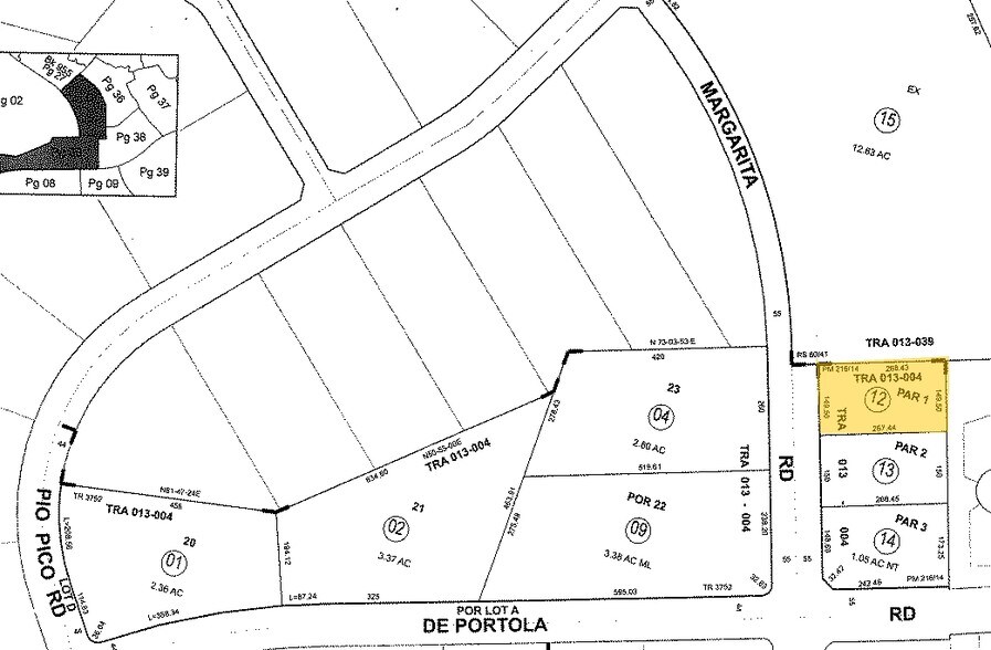 43920 Margarita Rd, Temecula, CA à louer - Plan cadastral – Image 3 sur 3