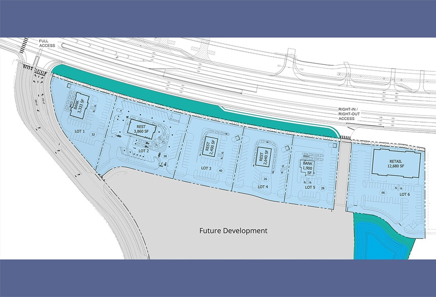 0 SWQ US 41 & SR 52, Land O' Lakes, FL à louer - Plan de site – Image 2 sur 2