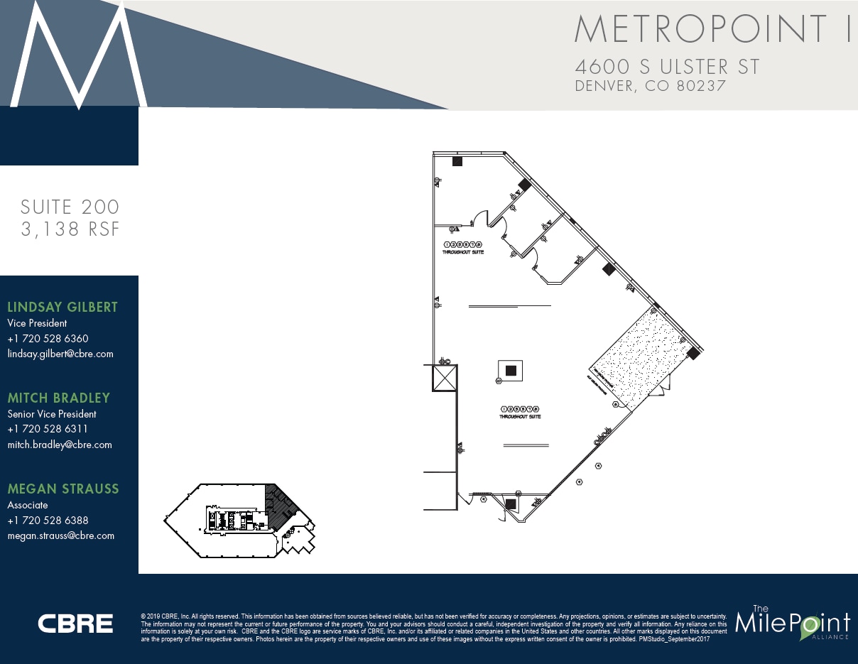 4600 S Ulster St, Denver, CO à louer Plan d’étage– Image 1 sur 1