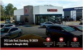 Plus de détails pour 2455 Lake Rd, Dyersburg, TN - Local commercial à vendre