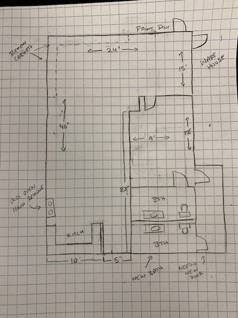 5212-5216 Cone Rd, Tampa, FL à louer Plan d’étage– Image 1 sur 6