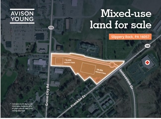 Plus de détails pour 220 Grove City Road, Slippery Rock, PA - Terrain à vendre