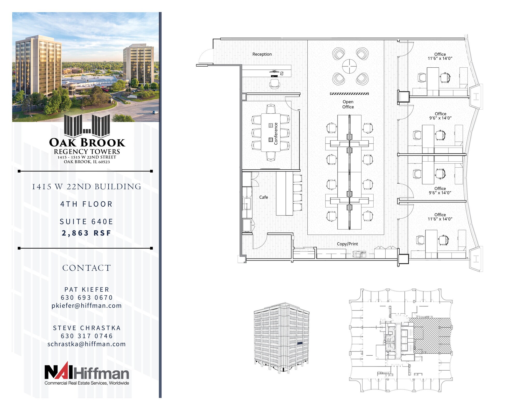 1415 W 22nd St, Oak Brook, IL à louer Plan d’étage– Image 1 sur 1