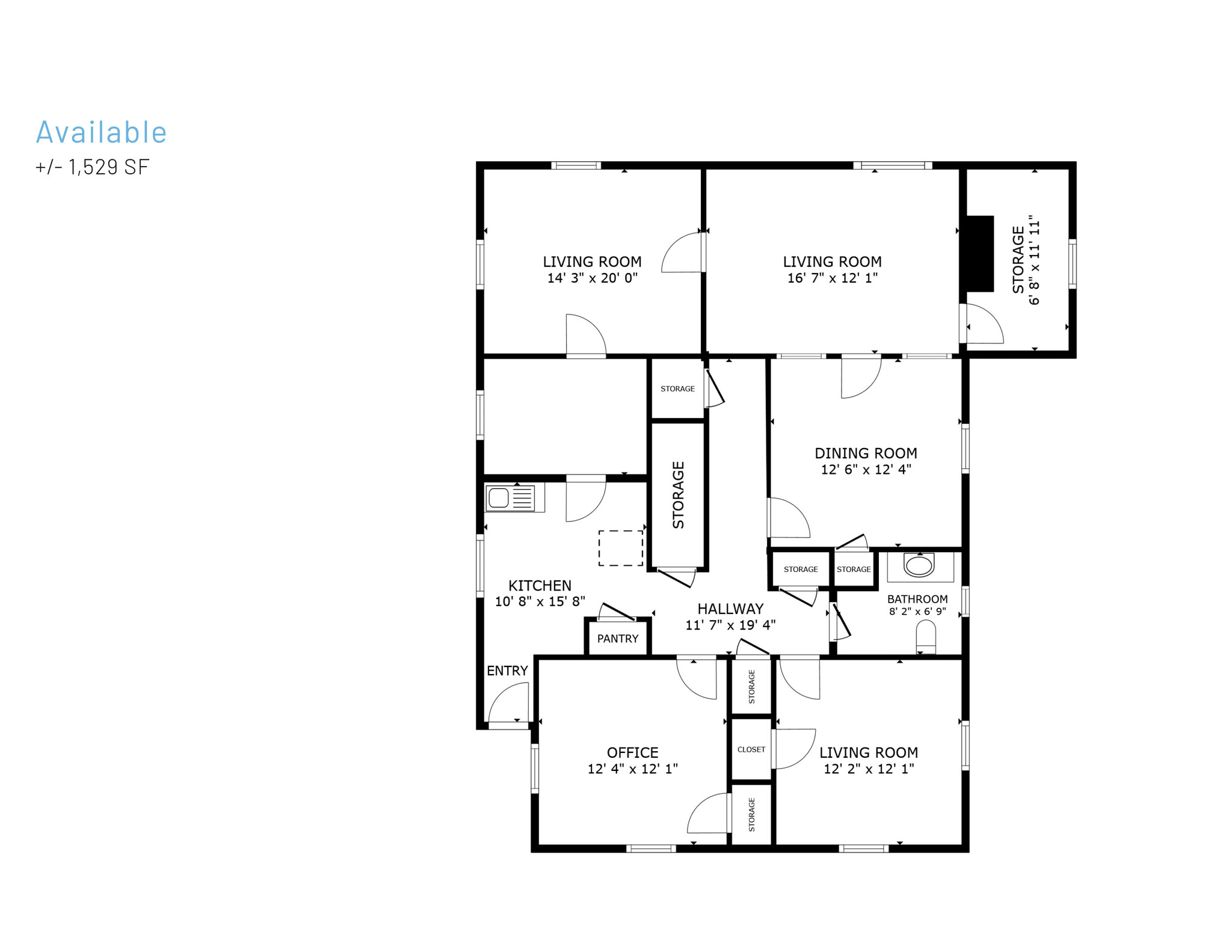 2128 Mcclintock Rd, Charlotte, NC à louer Plan d’étage– Image 1 sur 1