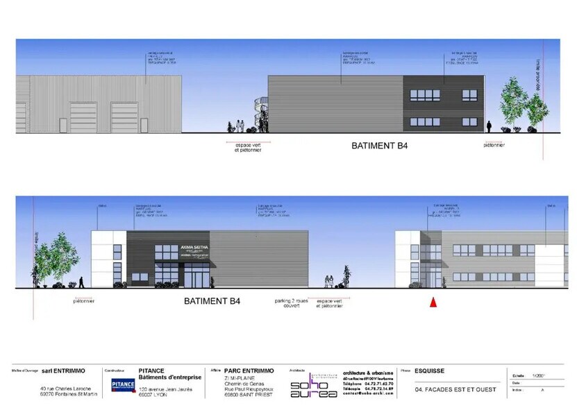 Local d’activités dans Saint-Priest à louer - Plan d’étage – Image 1 sur 1