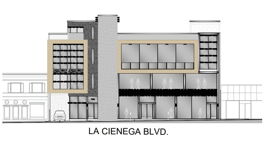729-731 N La Cienega Blvd, Los Angeles, CA à louer Photo de l’immeuble– Image 1 sur 5