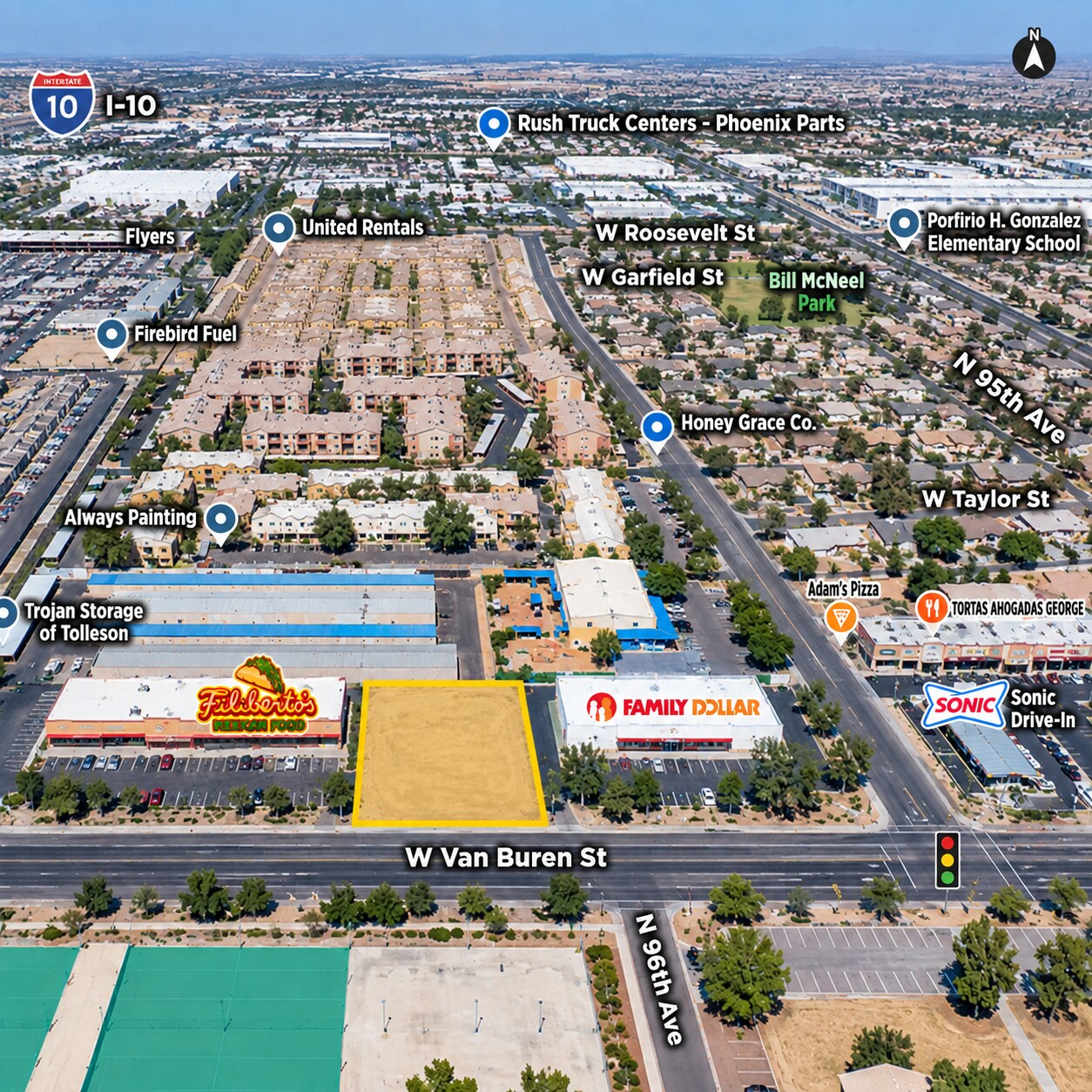 NW Van Buren St & 96th Ave, Tolleson, AZ à vendre Photo de l’immeuble– Image 1 sur 2