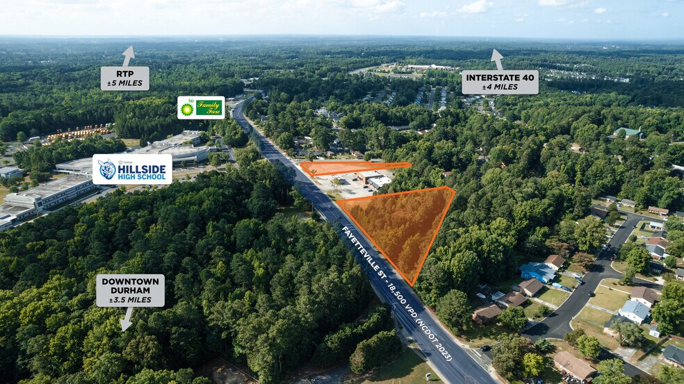 3700 Fayettevillle St, Durham, NC à louer - Aérien – Image 2 sur 4