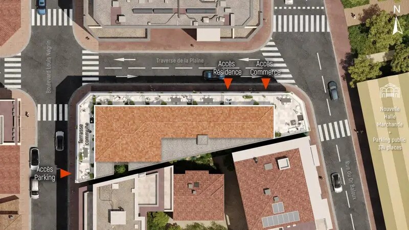 Traverse De La Plaine, Cannes à vendre - Plan de site – Image 2 sur 2