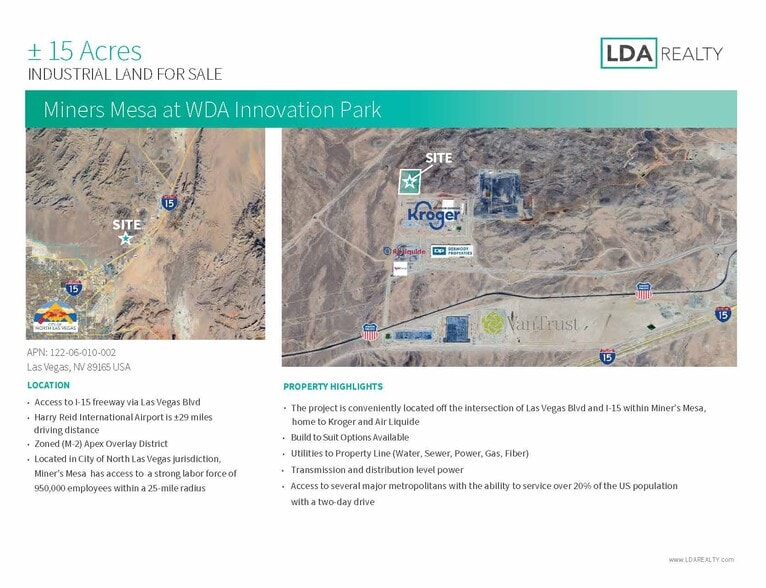 Miners Mesa @ WDA Innovation Park - Terrain