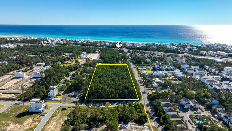 N Orange St, Inlet Beach, FL à vendre - Aérien – Image 3 sur 15