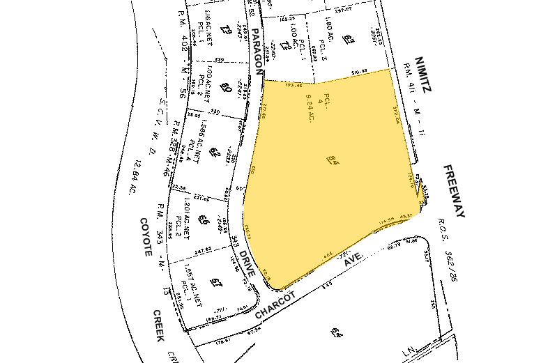 2142-2156 Paragon Dr, San Jose, CA à louer - Plan cadastral – Image 2 sur 4