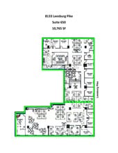 8133 Leesburg Pike, Vienna, VA à louer Plan de site– Image 1 sur 2