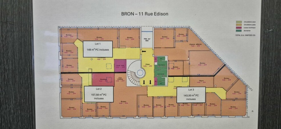 11 Rue Edison, Bron à louer - Plan d’étage – Image 3 sur 4