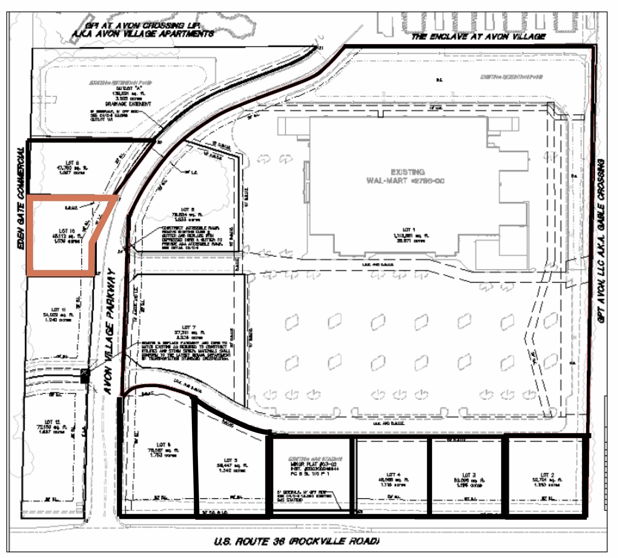 9500 E US Highway 36, Avon, IN à vendre Plan de site– Image 1 sur 2