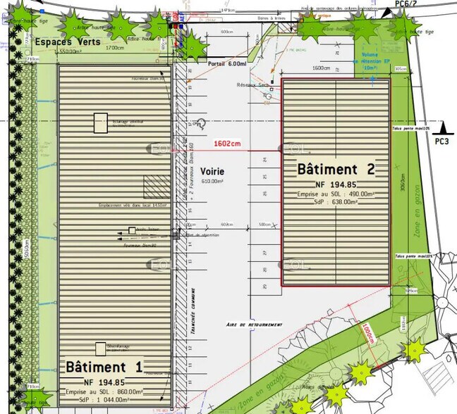 Local d’activités dans Gleizé à louer - Plan d’étage – Image 2 sur 4