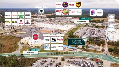 687 Brannen, Statesboro, GA - VUE AÉRIENNE vue de carte - Image1