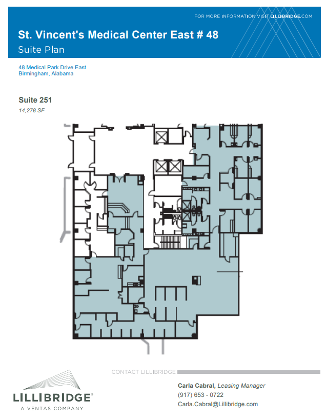 46-52 Medical Park Dr E, Birmingham, AL à louer Plan d’étage– Image 1 sur 1