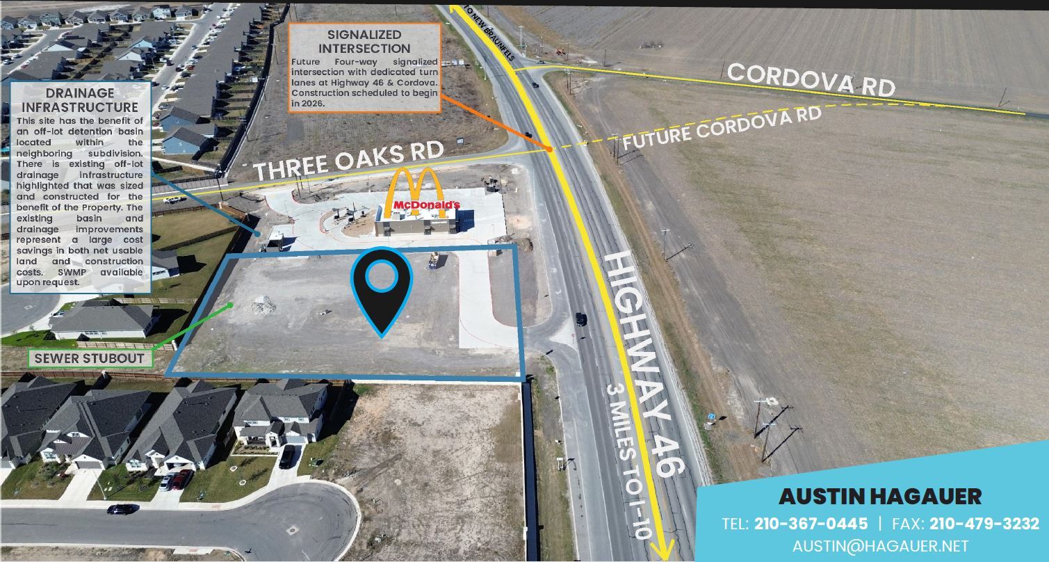 Highway 46, Seguin, TX à vendre Photo principale– Image 1 sur 3