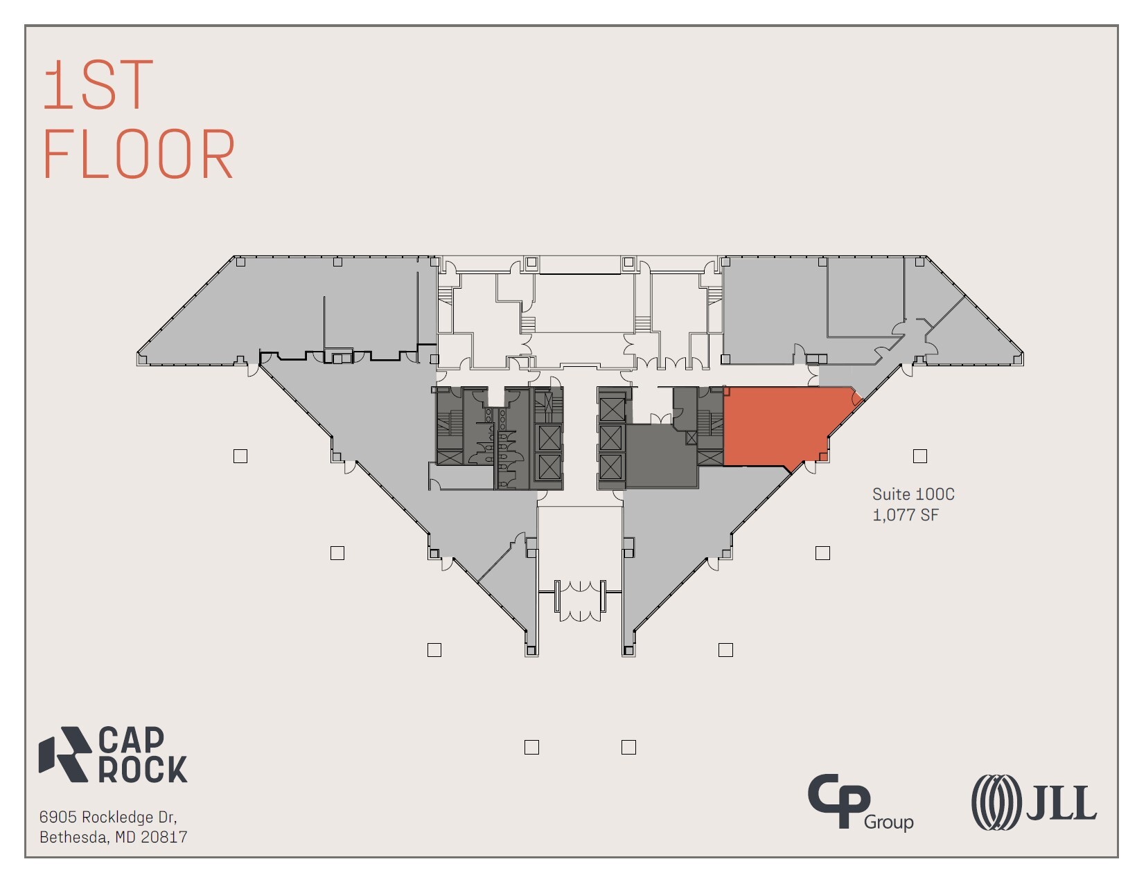 6903 Rockledge Dr, Bethesda, MD à louer Plan d’étage– Image 1 sur 1
