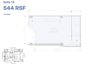 333 Jefferson St, San Francisco, CA à louer Plan d’étage– Image 1 sur 1