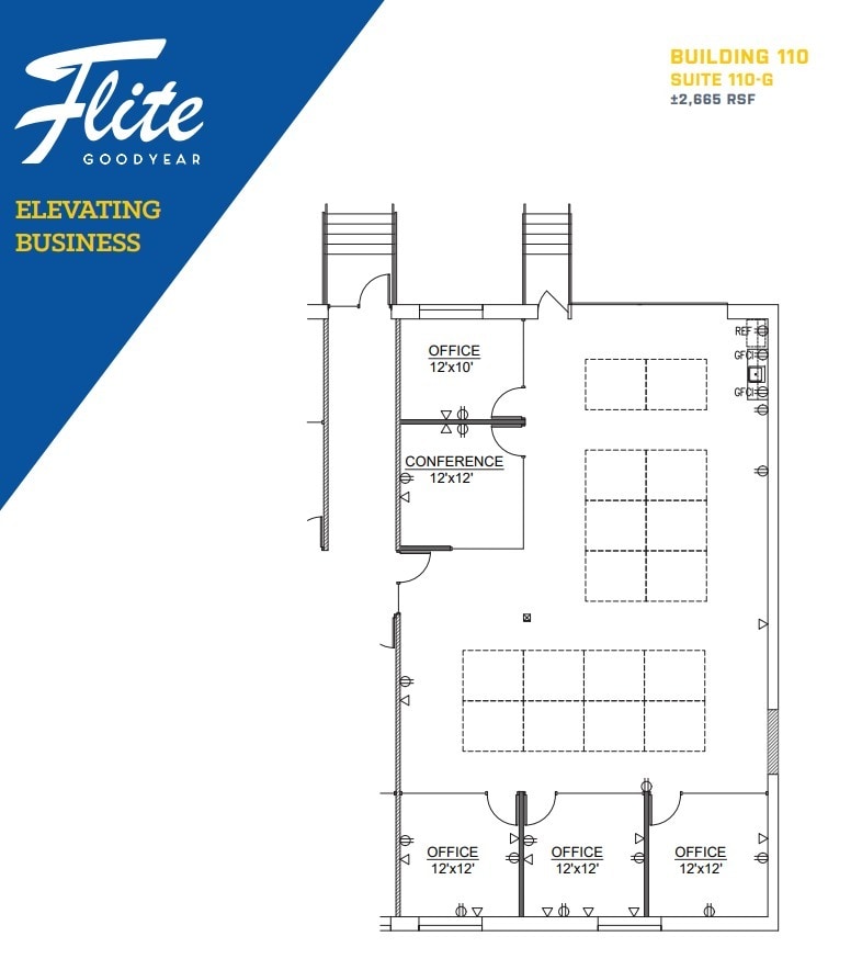 1300 S Litchfield Rd, Goodyear, AZ à louer Plan d’étage– Image 1 sur 1