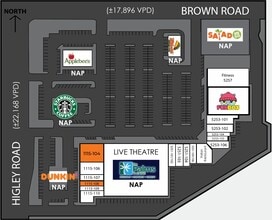 5247-5257 E Brown Rd, Mesa, AZ à louer Plan de site– Image 1 sur 1