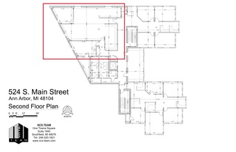 524 S Main St, Ann Arbor, MI à louer Plan de site– Image 1 sur 2