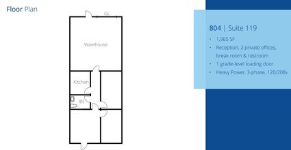 800 N Twin Oaks Valley Rd, San Marcos, CA à louer Plan d’étage– Image 2 sur 2