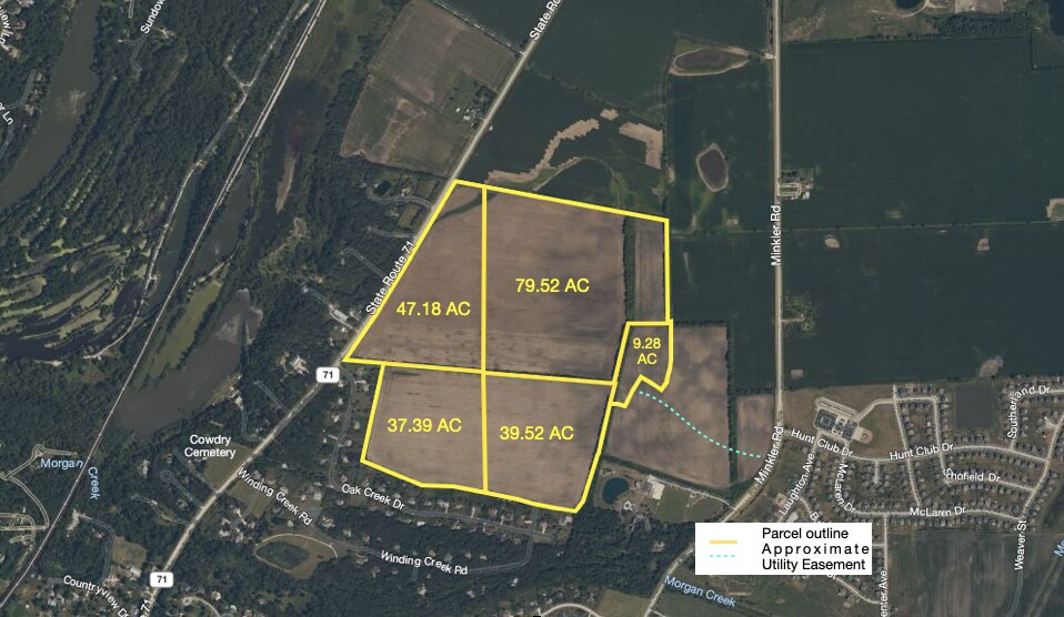 212± AC On Route 71, Oswego, IL à vendre - Aérien – Image 3 sur 3