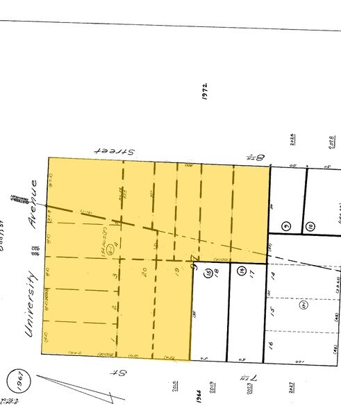 920 University Ave, Berkeley, CA à vendre - Plan cadastral – Image 2 sur 10
