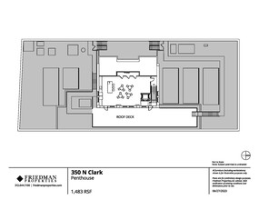 350 N Clark St, Chicago, IL à louer Plan d’étage– Image 1 sur 1