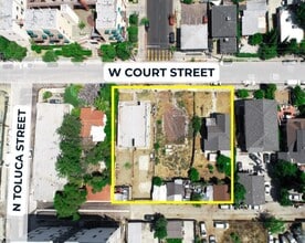 1272-1276 W Court St, Los Angeles, CA - VUE AÉRIENNE vue de carte