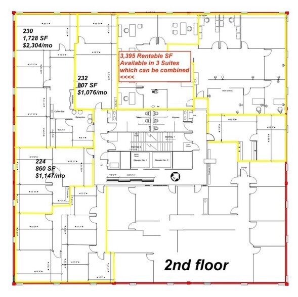 6801 Broadway Ext, Oklahoma City, OK à louer - Plan d’étage – Image 3 sur 6