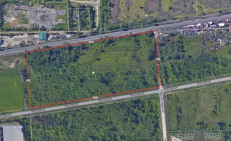43000 Van Born Rd, Belleville, MI à vendre - Aérien – Image 1 sur 8