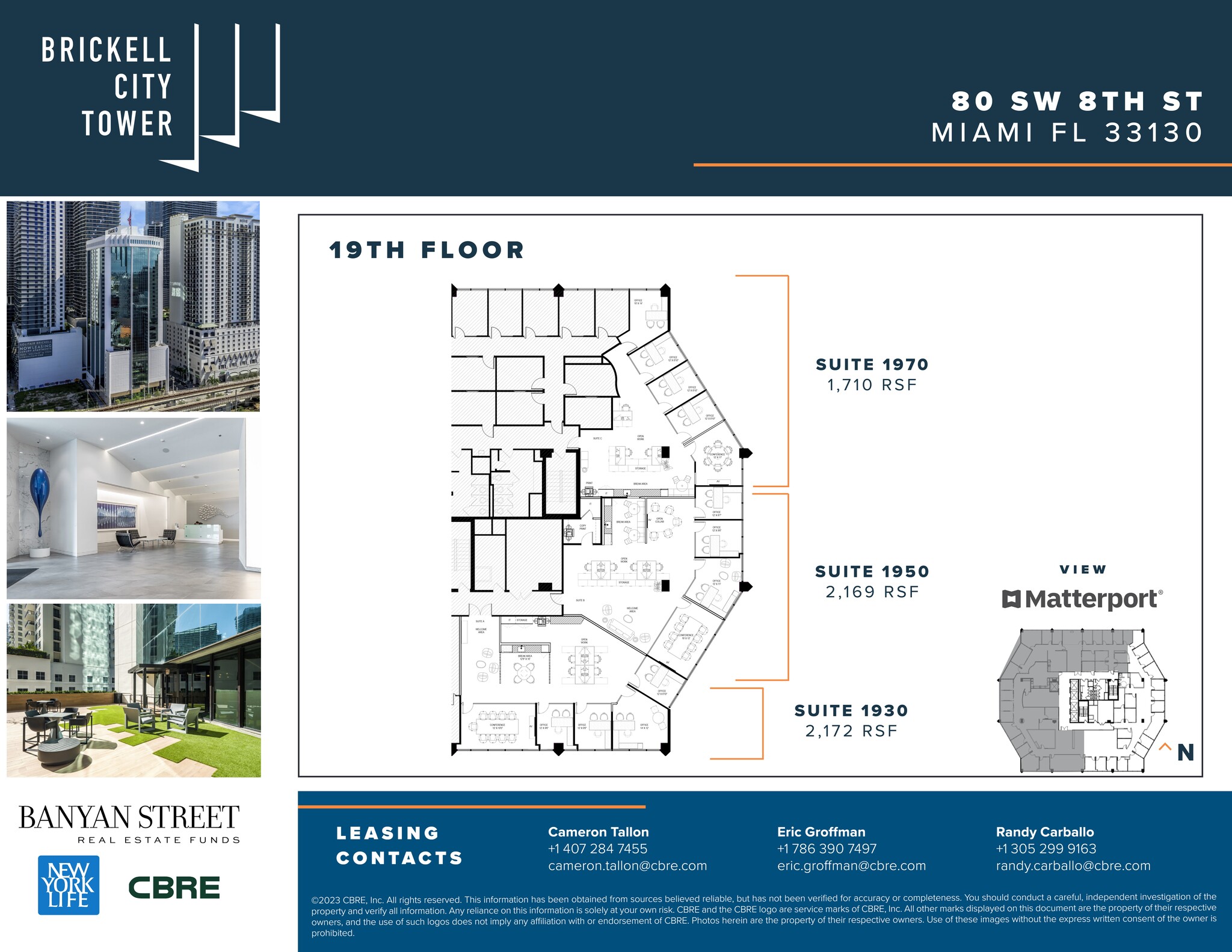 80 SW 8th St, Miami, FL à louer Plan de site– Image 1 sur 14