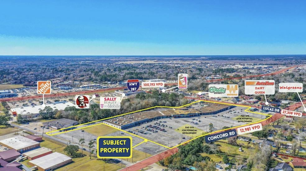 4685-4875 Concord Rd, Beaumont, TX à louer - Photo de l’immeuble – Image 1 sur 4
