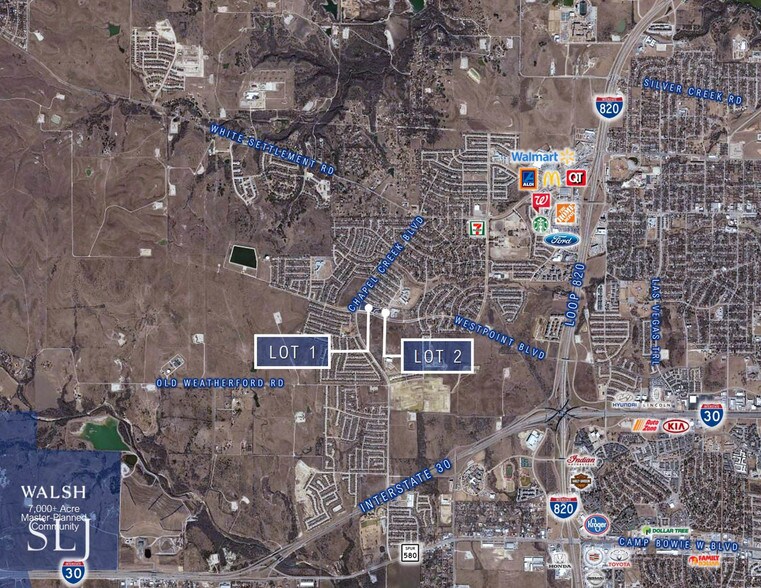 Westpoint Boulevard & Blue Haze Dr, Fort Worth, TX à louer - Aérien – Image 2 sur 4